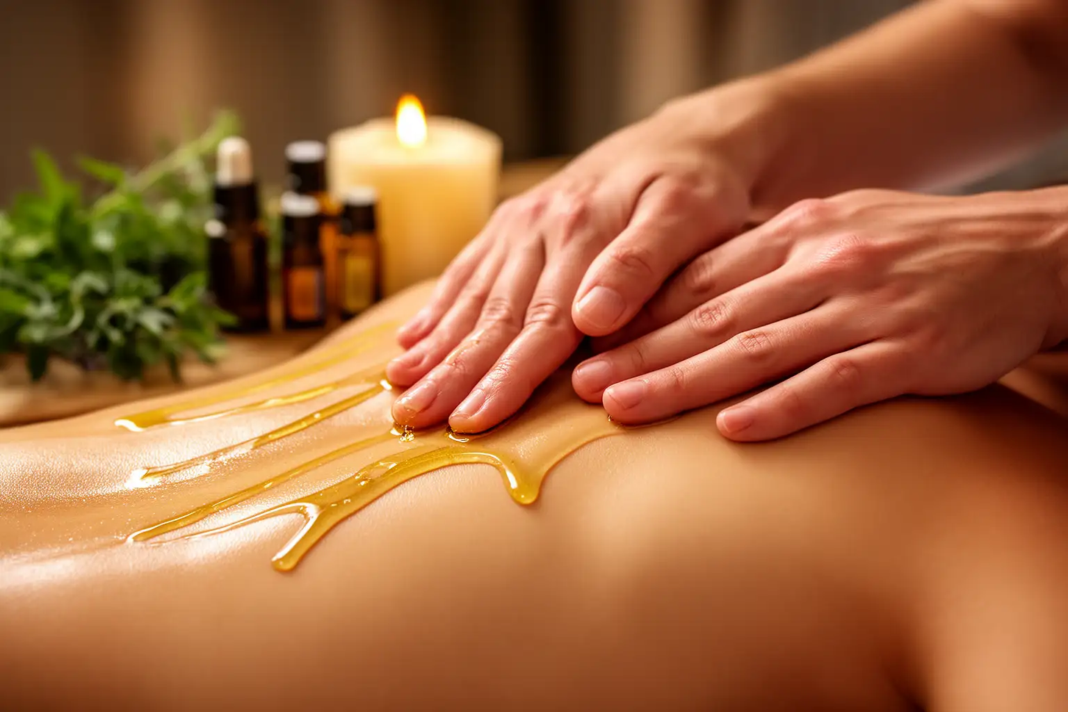 Thai-Aromaöl-Massage